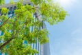 Green city eco office building good environment Royalty Free Stock Photo