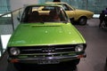 Green classic audi car