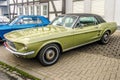 Green classic FORD Mustang