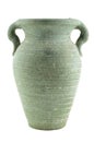 Green Clay Vase