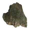 Green clinochlore or seraphinite mineral isolated