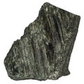 Green clinochlore or seraphinite mineral isolated