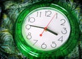 Green clock