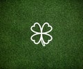 Green Clover Leaf Environmental Inspiration Concept Royalty Free Stock Photo