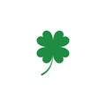 Green Clover Leaf icon Template