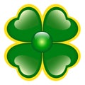 Green Clover vector Royalty Free Stock Photo