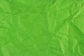 Green clumped paper texture background, carft paper board wrinked and rough material Royalty Free Stock Photo