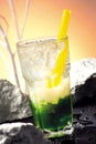 Green Cocktail Royalty Free Stock Photo