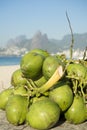 Green Coconuts Ipanema Beach Rio de Janeiro Brazil