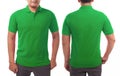 Green Collared Shirt Design Template