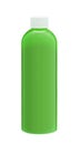 Green color bottle isolated