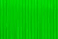 Green color corrugated metal sheet background