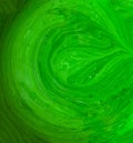 Green color. mixing oil green paint Royalty Free Stock Photo