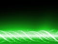 Green Colorful Glowing Lines Royalty Free Stock Photo