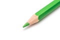 Green Coloring Pencil Isolated