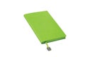 Green colour especial leather daily planner.