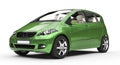 Green Compact Car Royalty Free Stock Photo