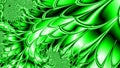 Green concept fractal design for web, background, invitation or card for spring or Saint Patrick`s day effect green leaf closeup Royalty Free Stock Photo