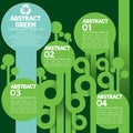 Green Concept Infographic.