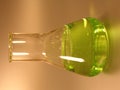Green Conical Flask II Royalty Free Stock Photo