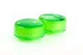 Green Contact lens case Royalty Free Stock Photo