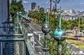 Green copper fence