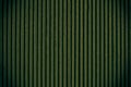 Green corrugated sheet metal Royalty Free Stock Photo