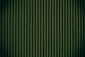 Green corrugated sheet metal Royalty Free Stock Photo