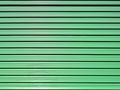 green corrugated steel texture Royalty Free Stock Photo