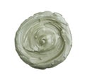 Green cosmetic clay