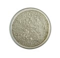 Green cosmetic clay powder Royalty Free Stock Photo