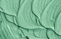 Green cosmetic clay texture close up Royalty Free Stock Photo