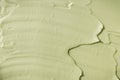 Green cosmetic clay texture close up Royalty Free Stock Photo