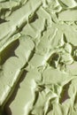 Green cosmetic clay texture close-up Royalty Free Stock Photo