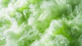 Green cotton candy textured background. Close up of fluffy cotton candy. Generative AI Royalty Free Stock Photo