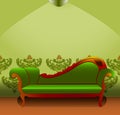 Green couch