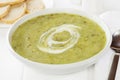 Green Courgette Soup