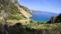 Green cove, celestial ocean on european coast