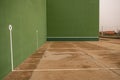 Green covered fronton court for playing hand Pelota, Spain