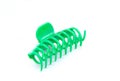 Green crab hair clip Royalty Free Stock Photo