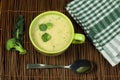 Green Cream broccoli soup