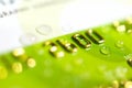 Green credit card Royalty Free Stock Photo