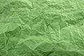 Green crepe Wrinkled Paper Texture background abstract Royalty Free Stock Photo