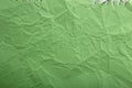 Green crepe Wrinkled Paper Texture background abstract Royalty Free Stock Photo