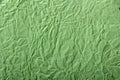 Green crepe Wrinkled Paper Texture background abstract Royalty Free Stock Photo
