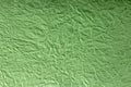 Green crepe Wrinkled Paper Texture background abstract Royalty Free Stock Photo