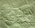 Green crepe Wrinkled Paper Texture background abstract Royalty Free Stock Photo