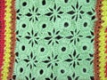 Green crochet