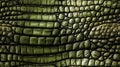 Green crocodile skin seamless pattern. Template for fabrics, textiles, paper, wallpaper, interior decoration. Generative Royalty Free Stock Photo