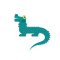 Crocodile. Illustration Royalty Free Stock Photo